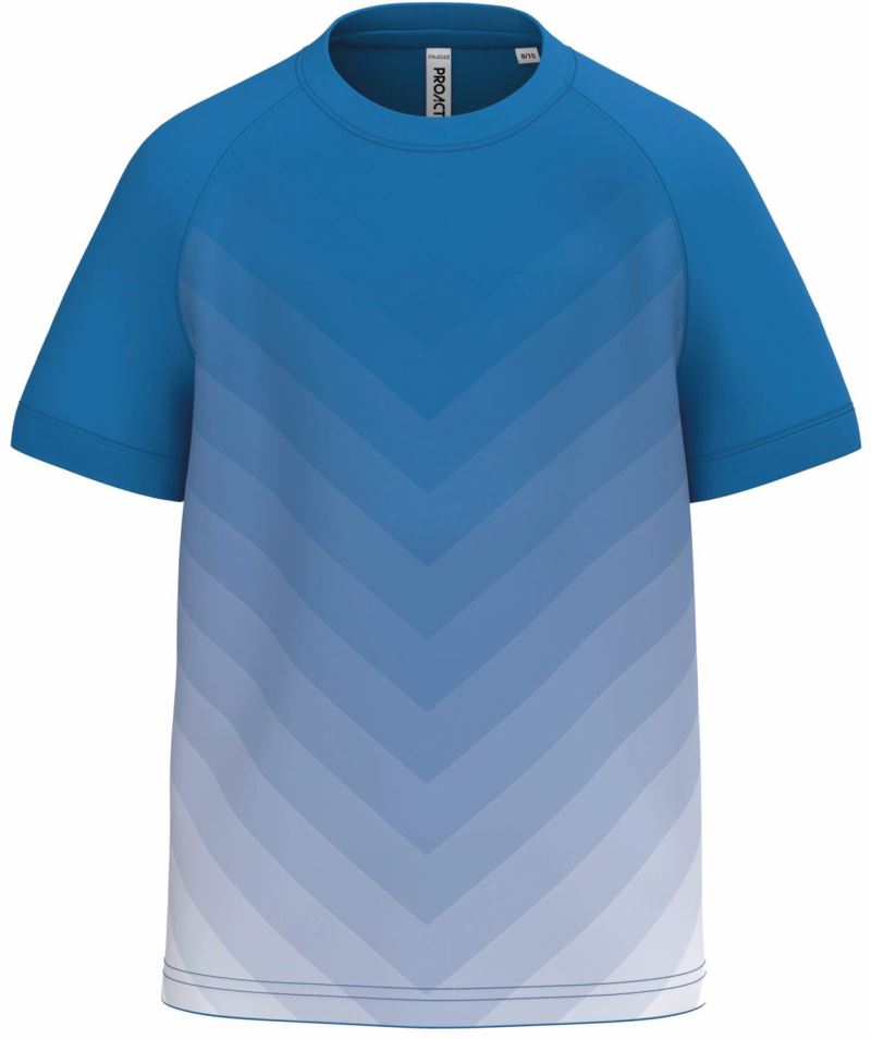 Otroška Sports Shirt color gradient Kariban – sporty royal blue