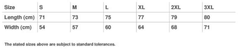Tabela velikosti za Moška flis jakna Stedman Fleece Jacket Men