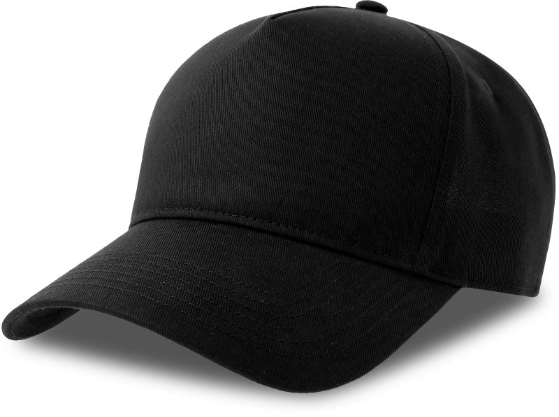 Unisex 5 Panel Baseball kapa Atlantis – Črna