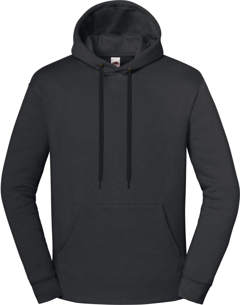 Unisex težji s kapuco pulover Fruit of the Loom – Svetlo grafitna