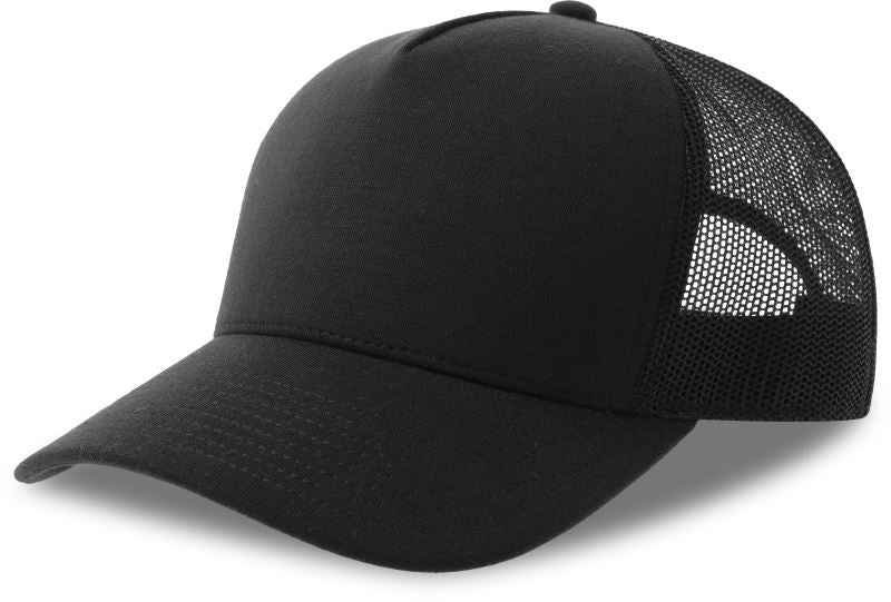 Unisex 5 Panel Trucker kapa Atlantis – black/black