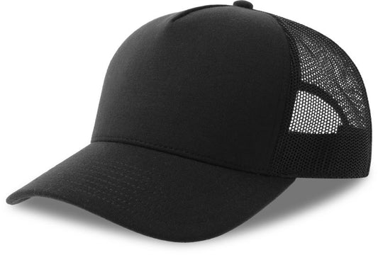 Unisex 5 Panel Trucker kapa Atlantis – black/black