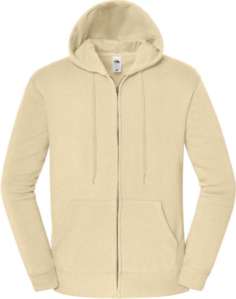 Unisex težji s kapuco jopica Fruit of the Loom – desert sand