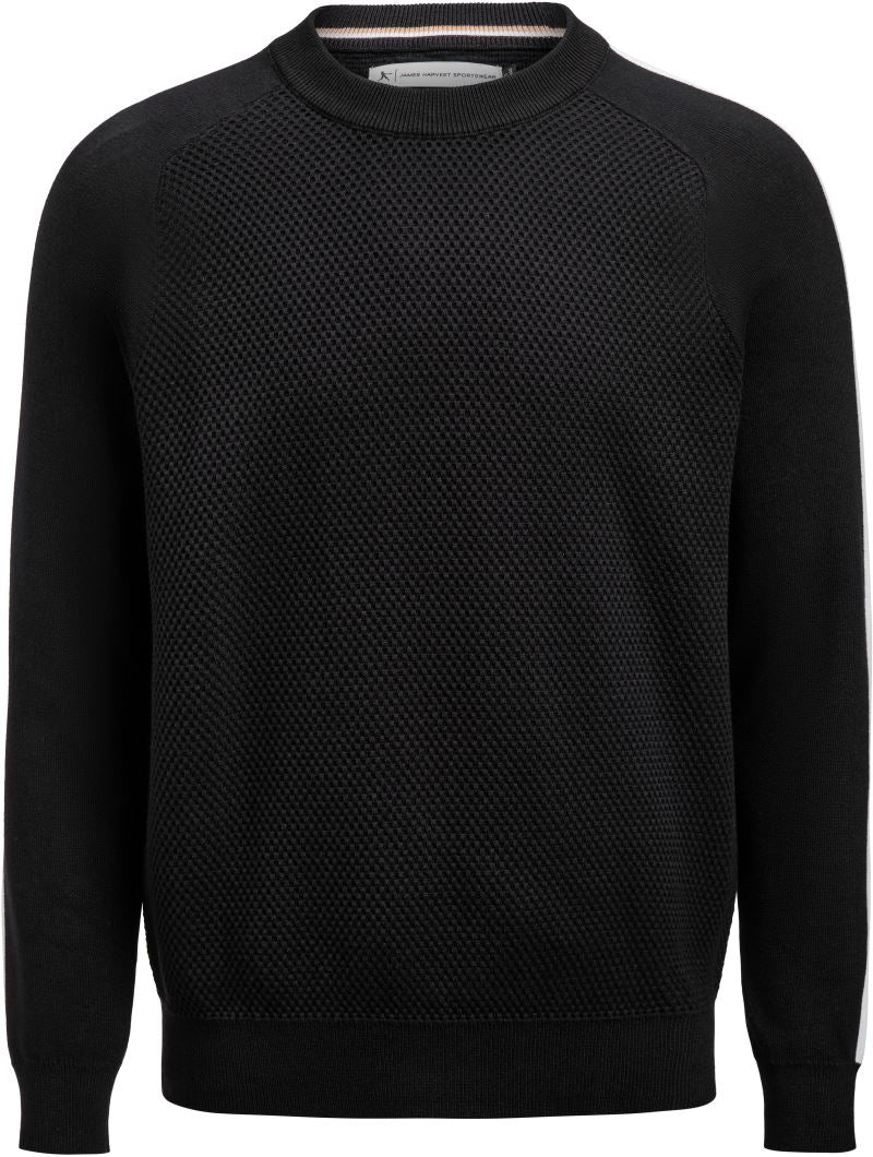Moška Pullover James Harvest – Črna