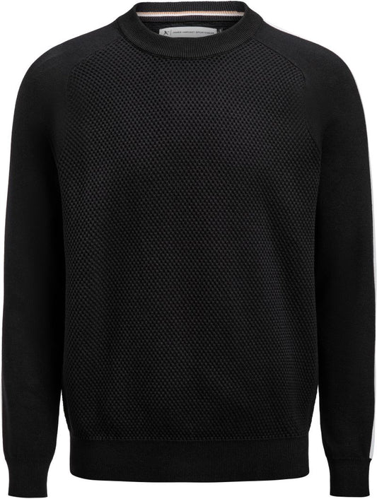 Moška Pullover James Harvest – Črna