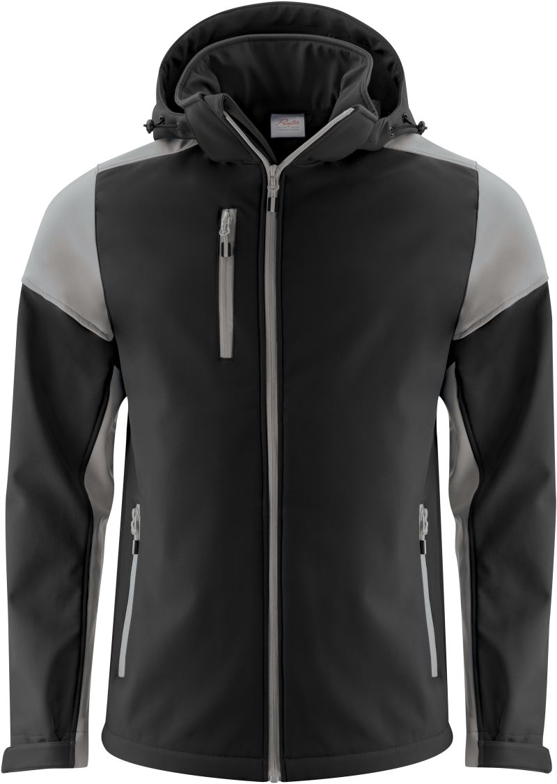 Moška softshell jakna Printer – black/anthracite