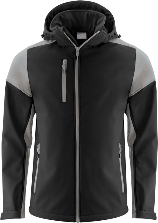 Moška softshell jakna Printer – black/anthracite