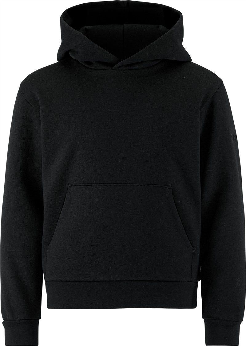 Otroški pulover s kapuco Craft Corporate Community 2.0 Hoodie Jr - Črna