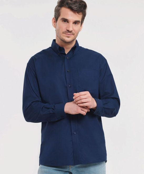 Moška Oxford srajca z dolgimi rokavi Russell 932M