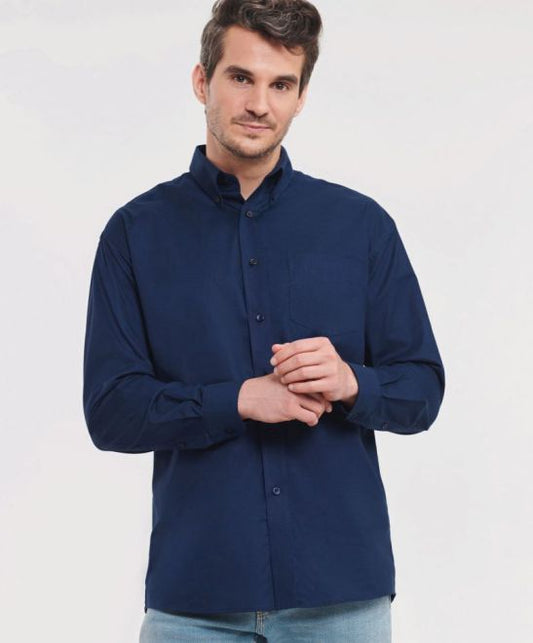 Moška Oxford srajca z dolgimi rokavi Russell 932M
