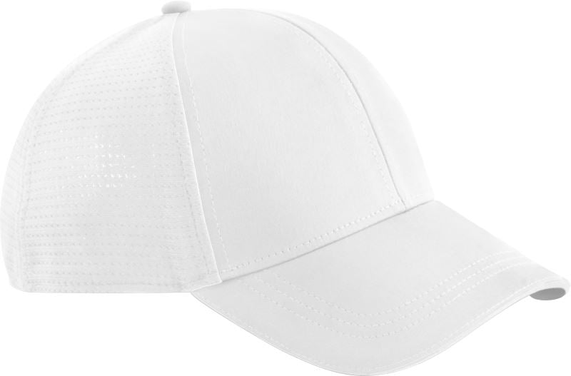 Unisex 6 Panel Club kapa Beechfield – Bela