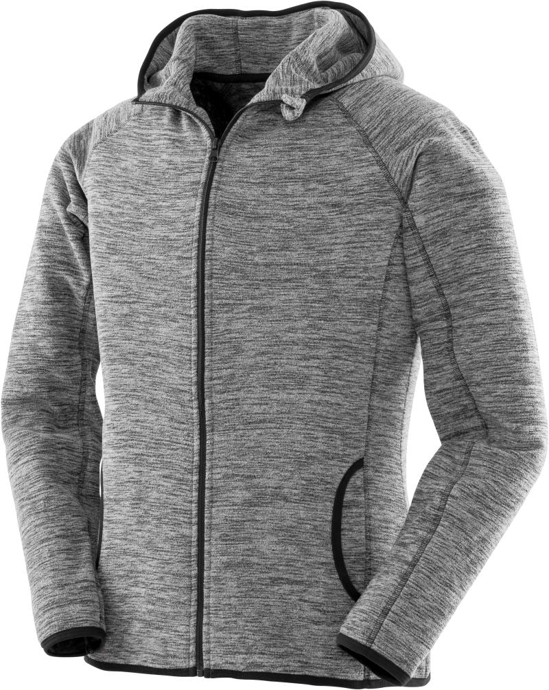 Ženski flis Spiro S245F, soft and warm pink fleece jacket with full zip and high collar, perfect for cold weather.