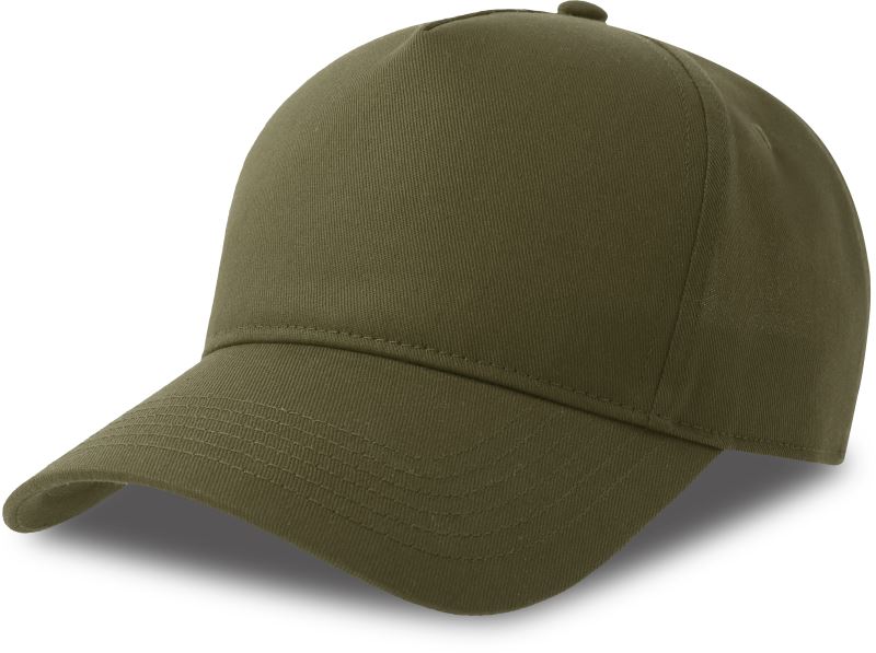 Unisex 5 Panel Baseball kapa Atlantis – olive