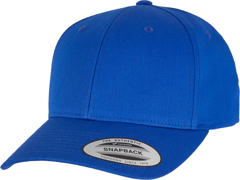 Unisex 6 Panel Snapback kapa "Klasična" Flexfit – royal