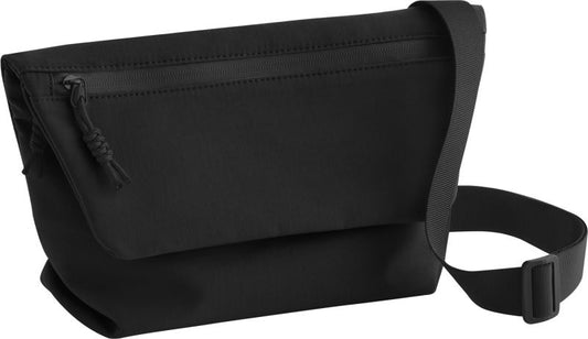 Unisex shoulder Bag "Minimal Lifestyle" BagBase – Črna