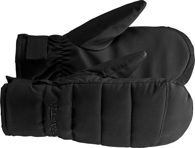 Podložene palčnike Craft Corporate Explore Padded Mitten - Črna