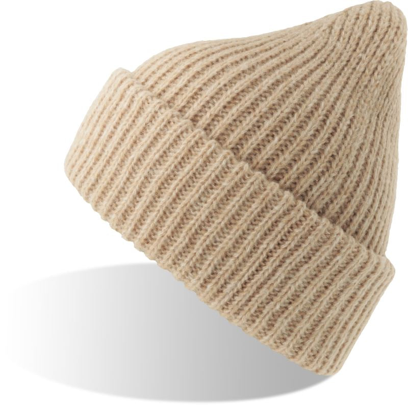 Unisex knittted Hat Atlantis – beige melange