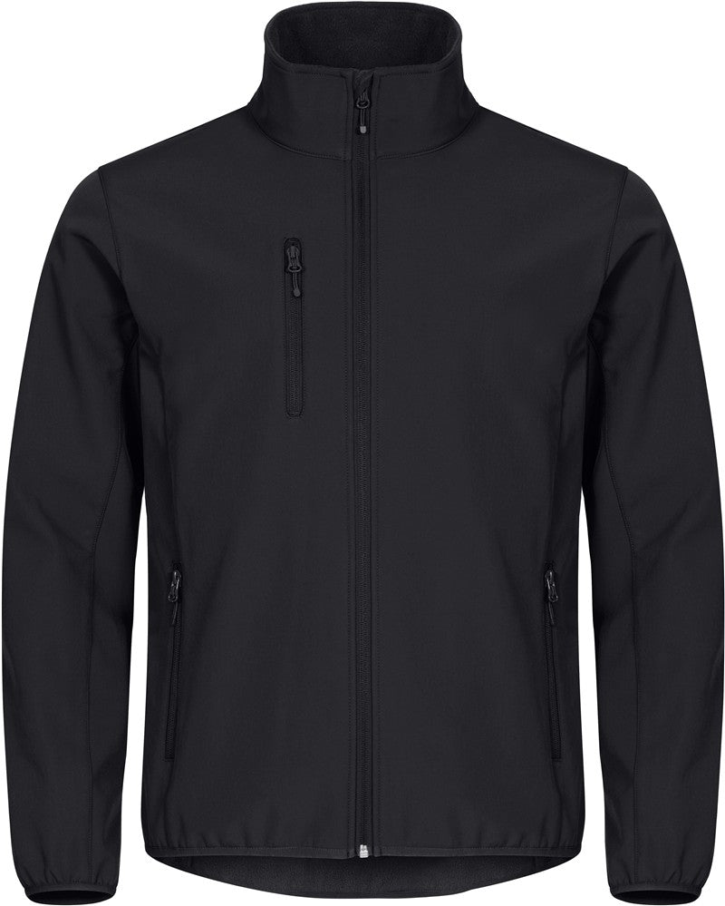Moška trislojna softshell jakna Clique Classic Softshell Jkt M - Črna