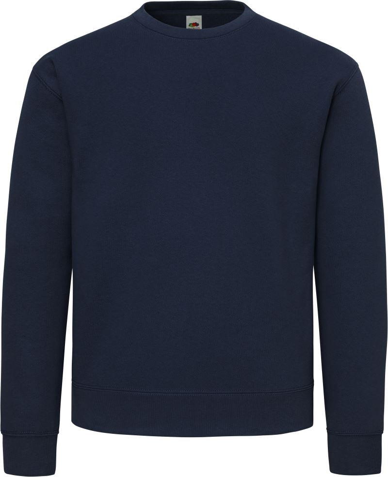 Unisex pulover "Supercotton™" Fruit of the Loom – Temno mornarsko modra