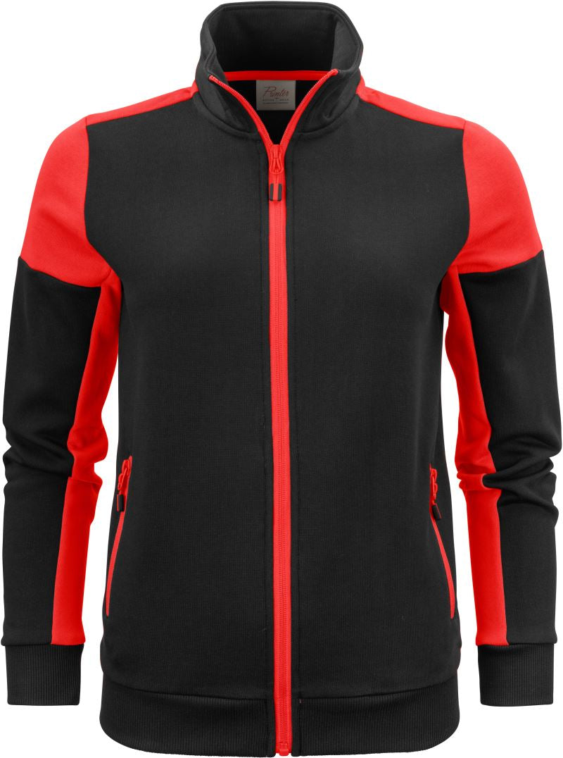 Ženska jopica Printer – black/red