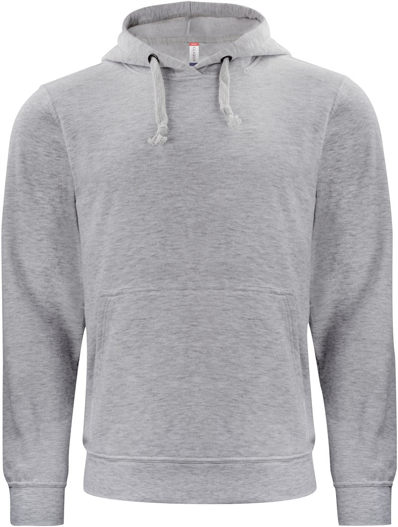 Unisex pulover s kapuco Clique Basic Hoody - Siva melanž