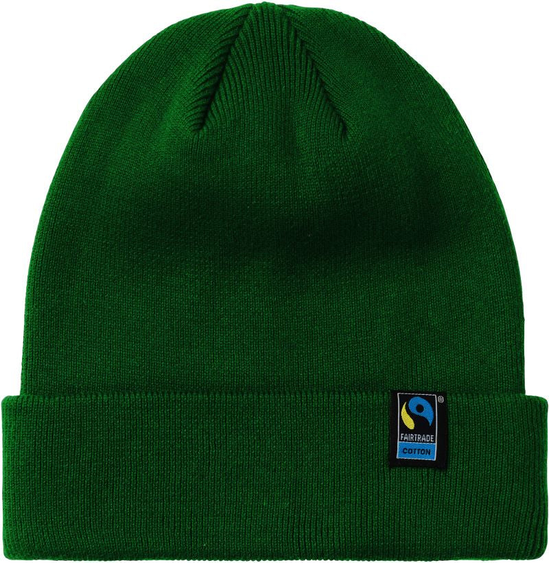 Organska Fairtrade kapa Neutral, nevtralne barve, ohlapna beanie, izdelana iz naravnih materialov za zaščito glave.