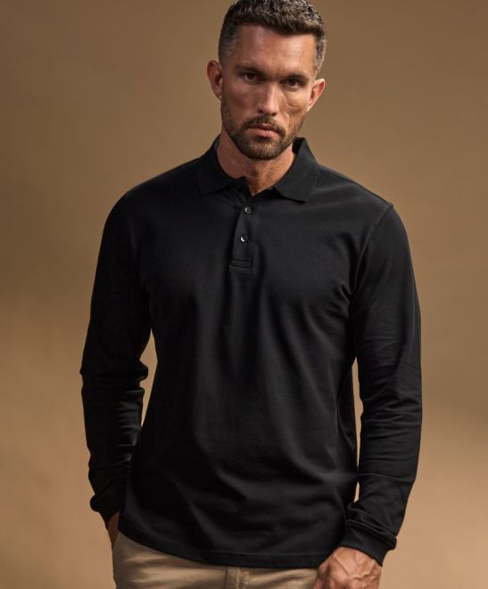 Moška raztegljiva polo majica z dolgimi rokavi Tee Jays TJ 1406, glavna slika