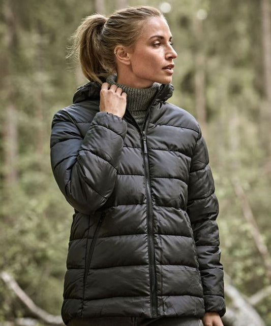 Ženska lahka prešita jakna s kapuco Tee Jays 9647