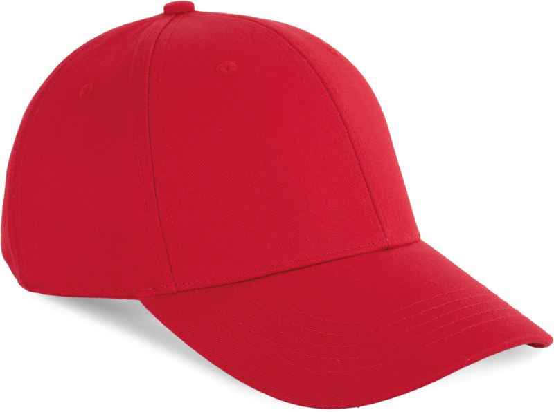 Unisex 6 Panel kapa Kariban – classic red
