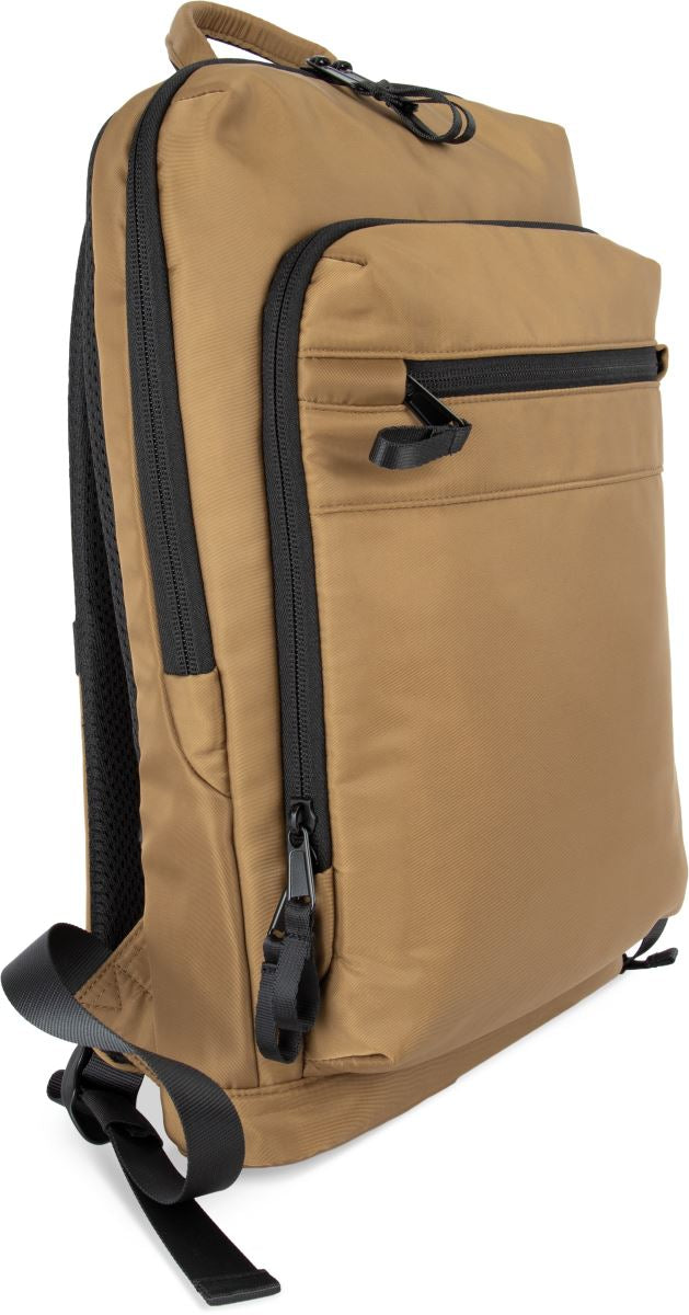 Unisex business Backpack KiMood – warm caramel