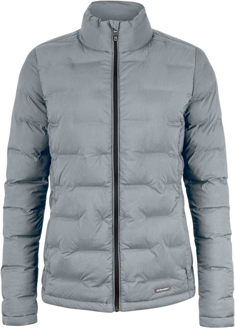 Ženska prešita jakna Cutter & Buck Baker Jacket Women - Siva