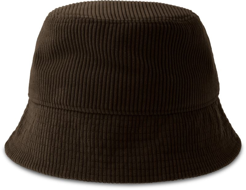 Unisex corduroy Bucket Hat Atlantis – brown