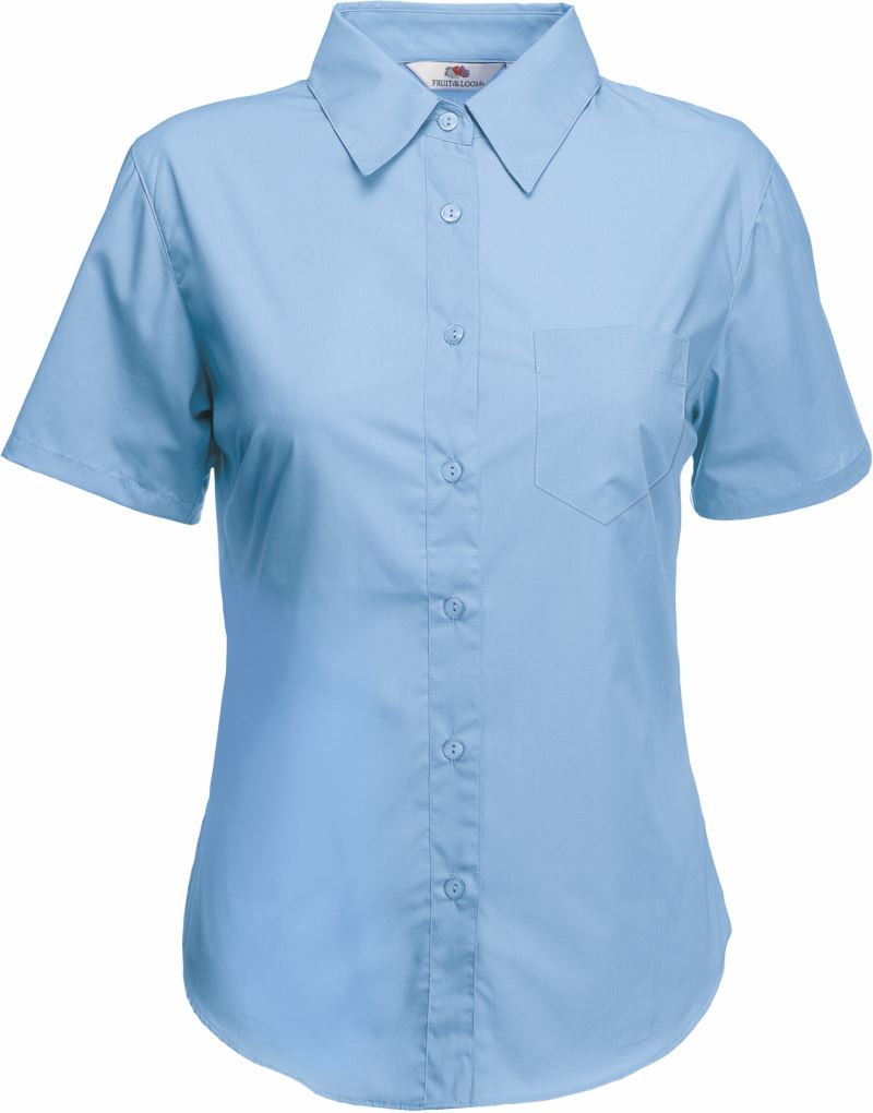 Ženska Srajca s Kratkimi Rokavi F.O.L.  Lady-Fit Poplin Shirt SSL - oblekanadom