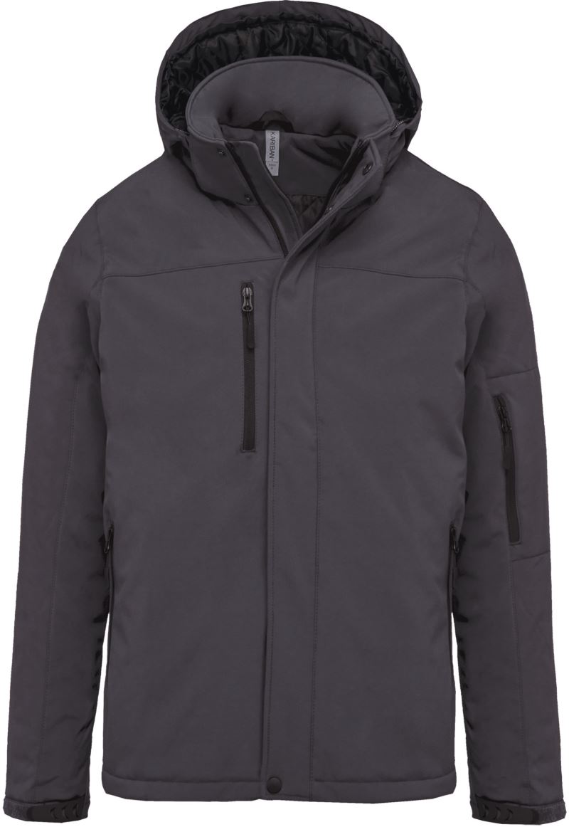 Moška večnamenska Softshell Parka s kapuco - Kariban | K650 - oblekanadom