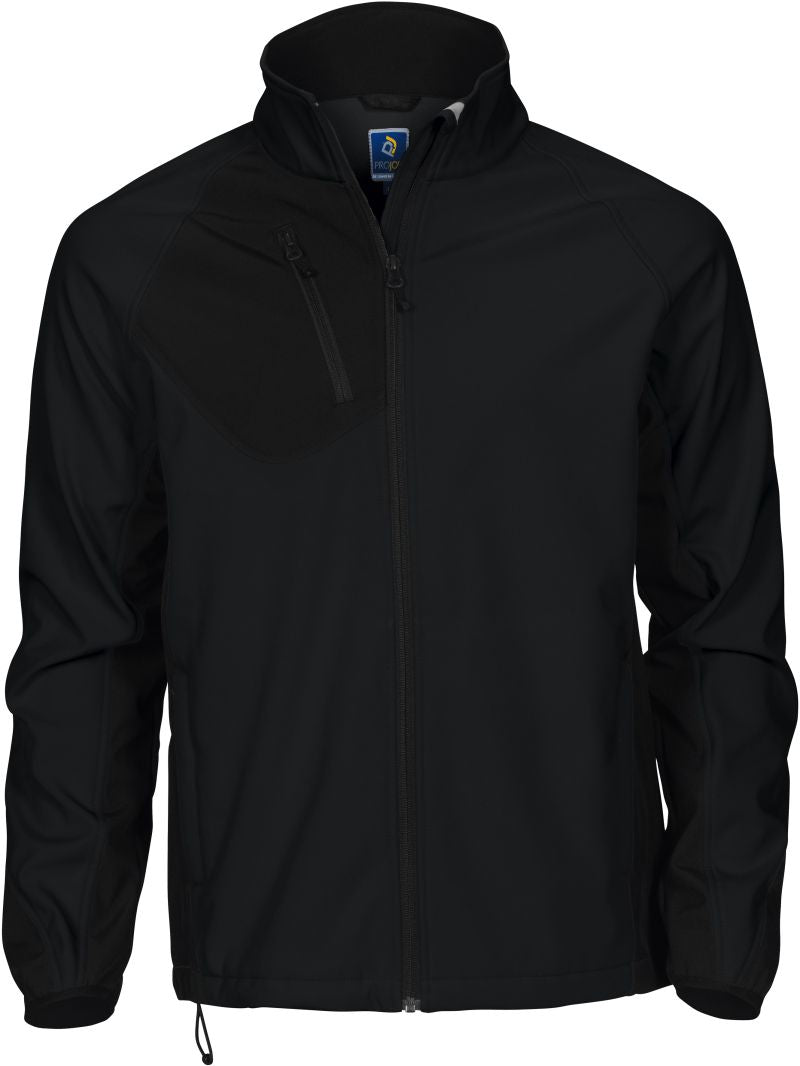 Unisex delovna oblačila softshell jakna Projob – Črna