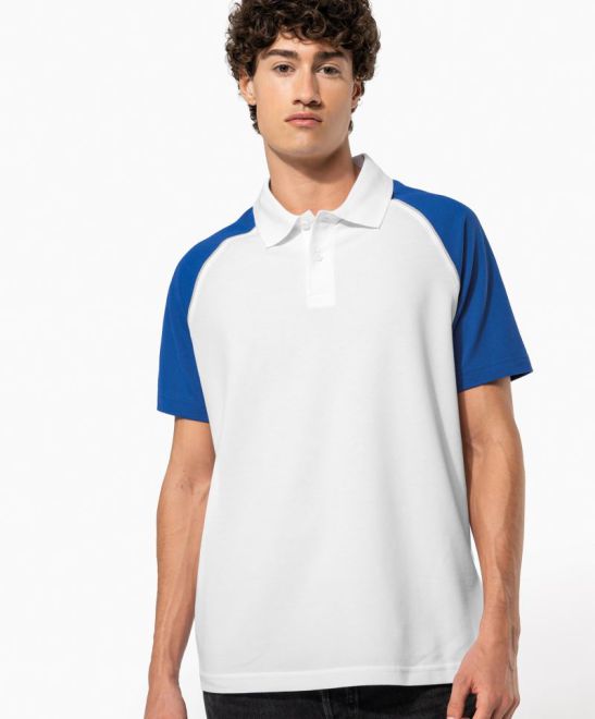 Moška baseball polo majica Kariban K226, glavna slika