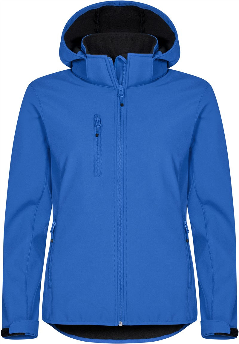 Ženska trislojna softshell jakna s kapuco Clique Classics Softshell Hoody W - glavna slika