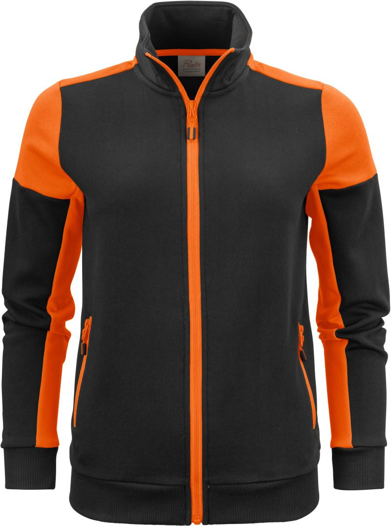 Ženska jopica Printer – black/orange