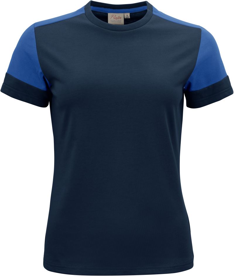 Ženska težji Ženska majica Printer – navy/cobalt