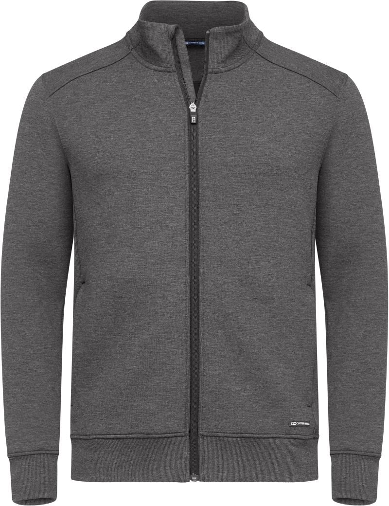 Moška Cardigan Cutter & Buck – anthracite melange