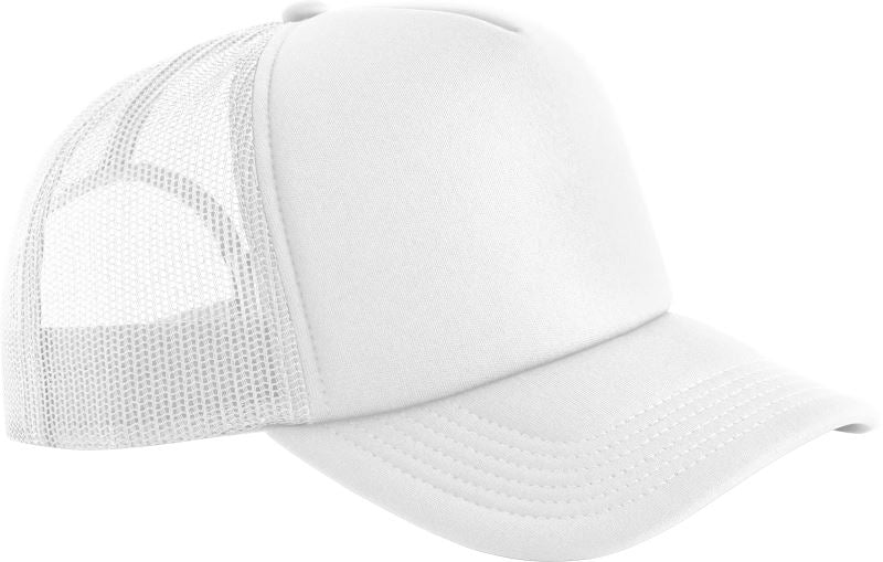 Unisex 6 Panel Foam Trucker kapa Beechfield – Bela