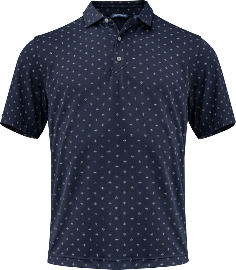 Moška Functional polo "Printed" Cutter & Buck – dark navy
