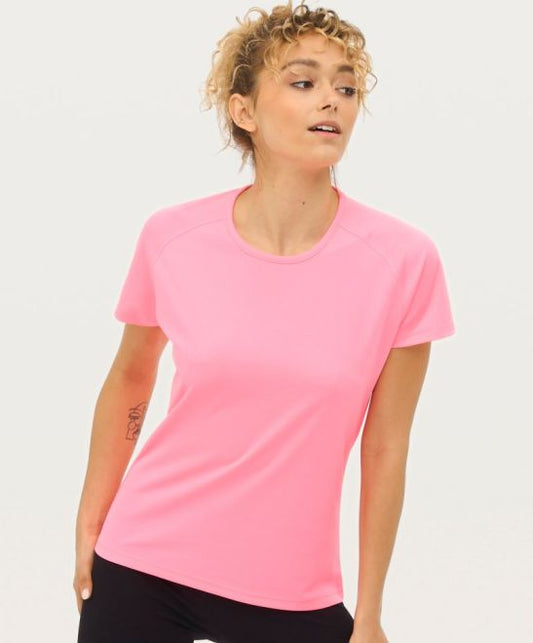Ženska športna majica s kratkimi rokavi SOL'S Sporty Women - glavna slika