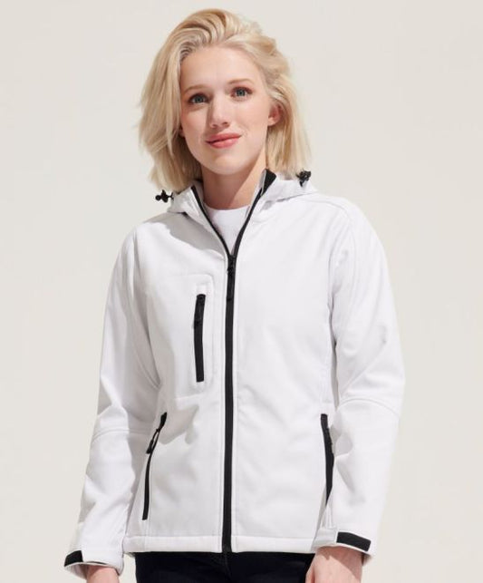 Ženska troslojna softshell jakna s kapuco SOL'S Replay