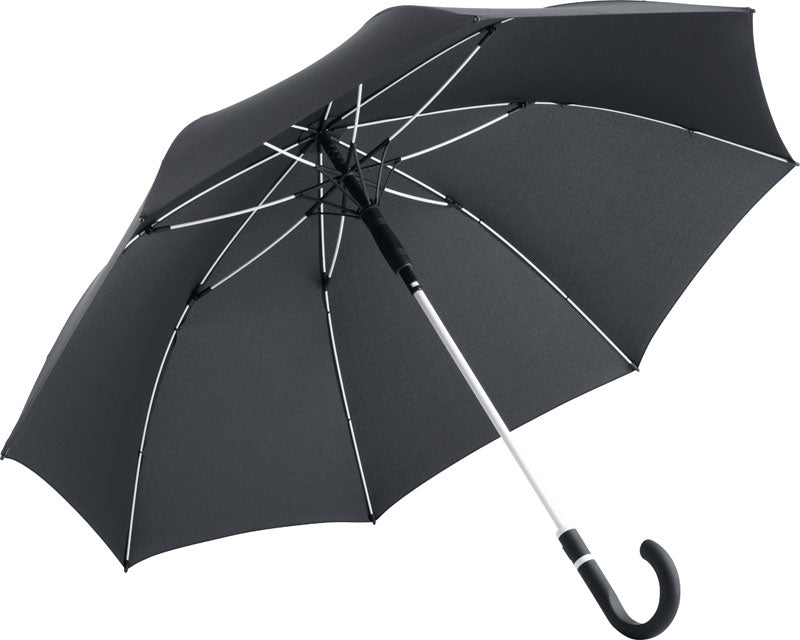 Unisex AC Midsize Umbrella "Style" Fare – anthracite/white