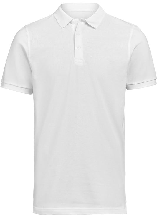 Unisex težji Unisex Piqué polo Untagged Movement – Bela