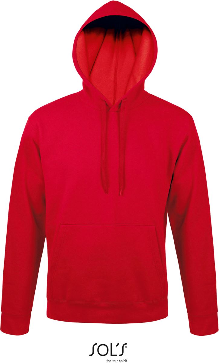 Unisex s kapuco pulover SOL's Collection – Rdeča