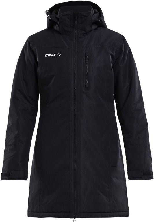 Ženska podložena Parka Craft – Črna