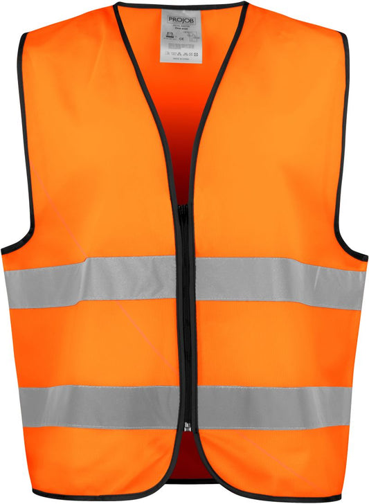 Unisex safety brezrokavnik Projob – orange/black