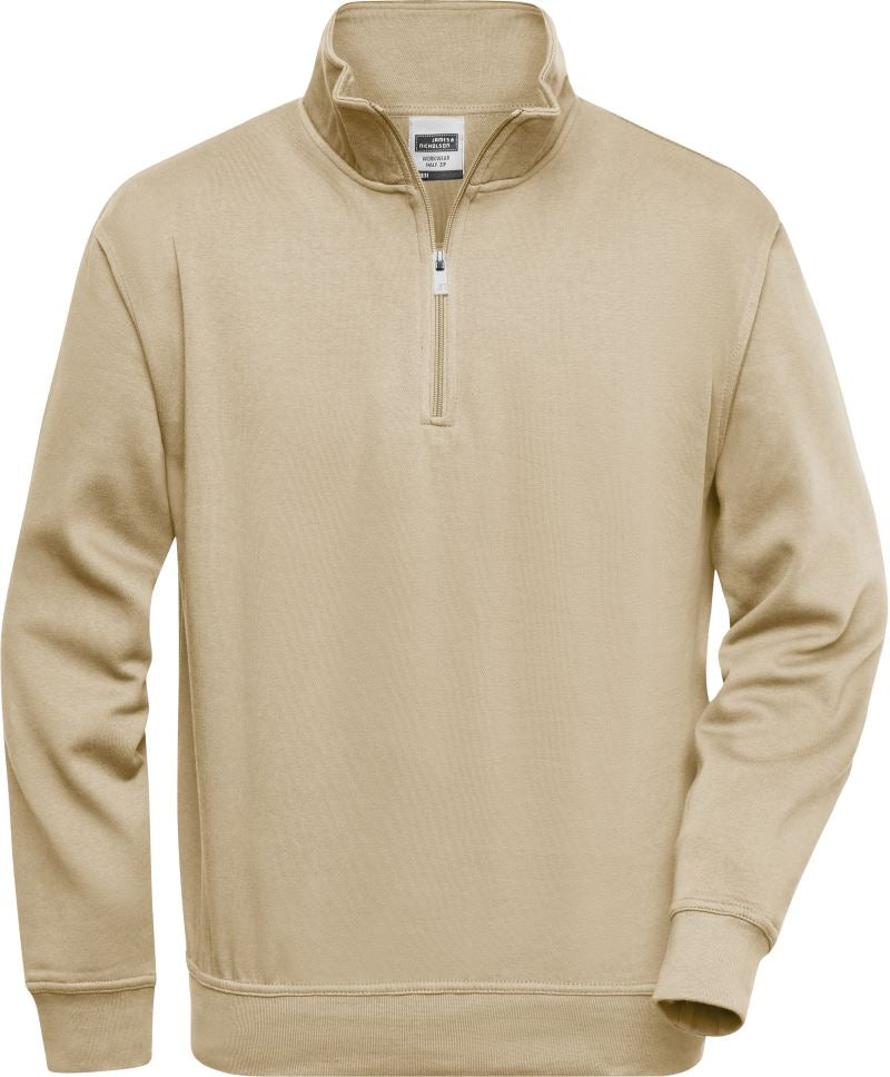 Delovna sweatshirt s polovičnim zadrgo - James & Nicholson | JN 831 - Del 2